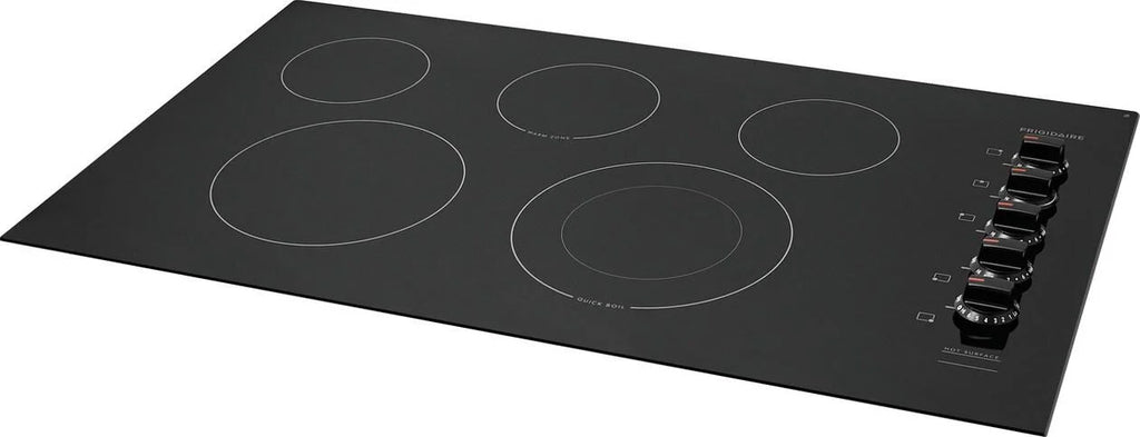 Frigidaire Ffec3625u 37" Wide 5 Burner Electric Cooktop - Black