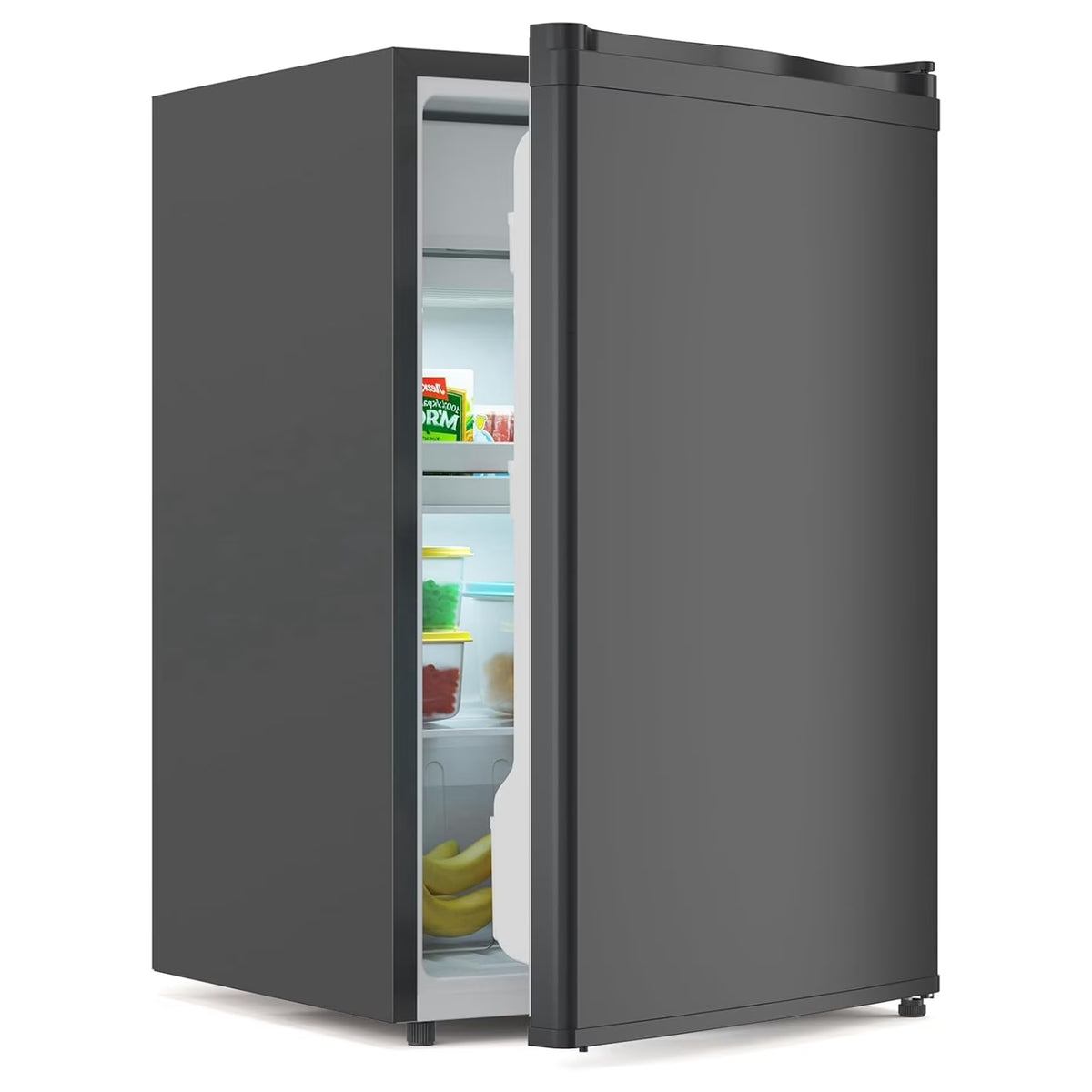 Adoolla 4.3 Cu.Ft. Single Door Mini Refrigerator with Top Freezer and 7 Adjustable Temperature Settings