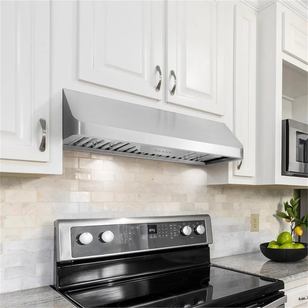 Cosmo COS-QB90 36 in. 500 CFM Ducted Under Cabinet Range Hood in Stainless Steel