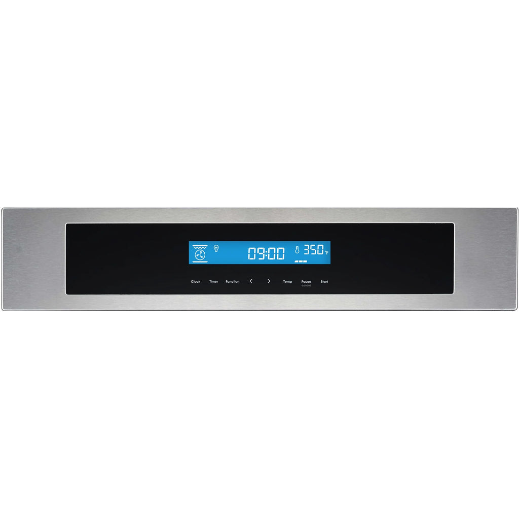 24 in. Single Electric Built-In Wall Oven with 2.5 cu. ft. Capacity, Turbo True European Convection in Stainless Steel