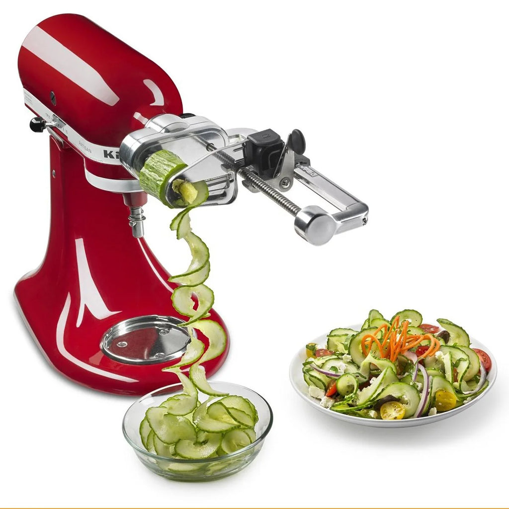 KitchenAid Spiralizer Attachment + Angel Hair & Thin Slice Blade Spiralizer Accessories