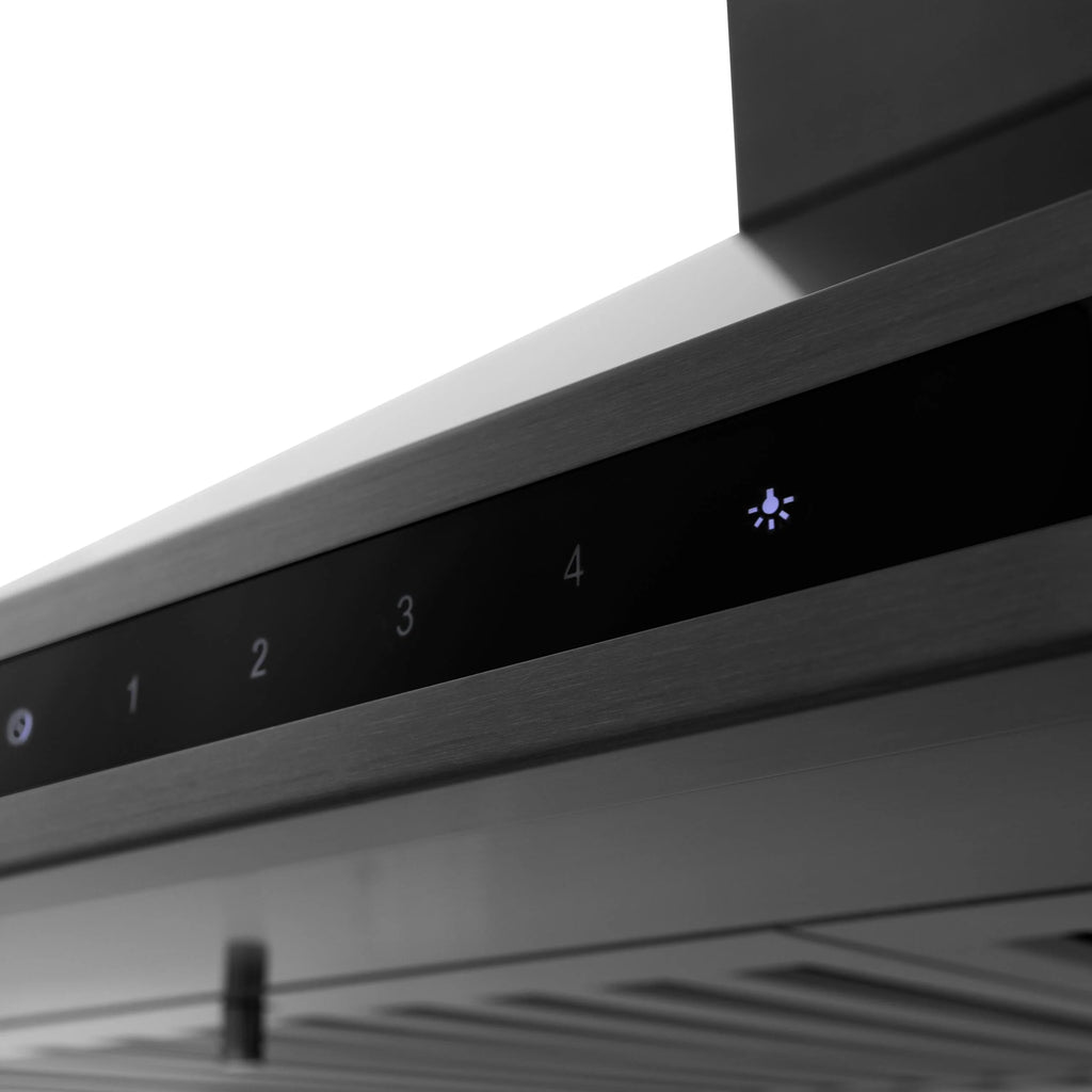 ZLINE 36 in. Wall Mount Range Hood in Black Stainless Steel (BSKBN-36)