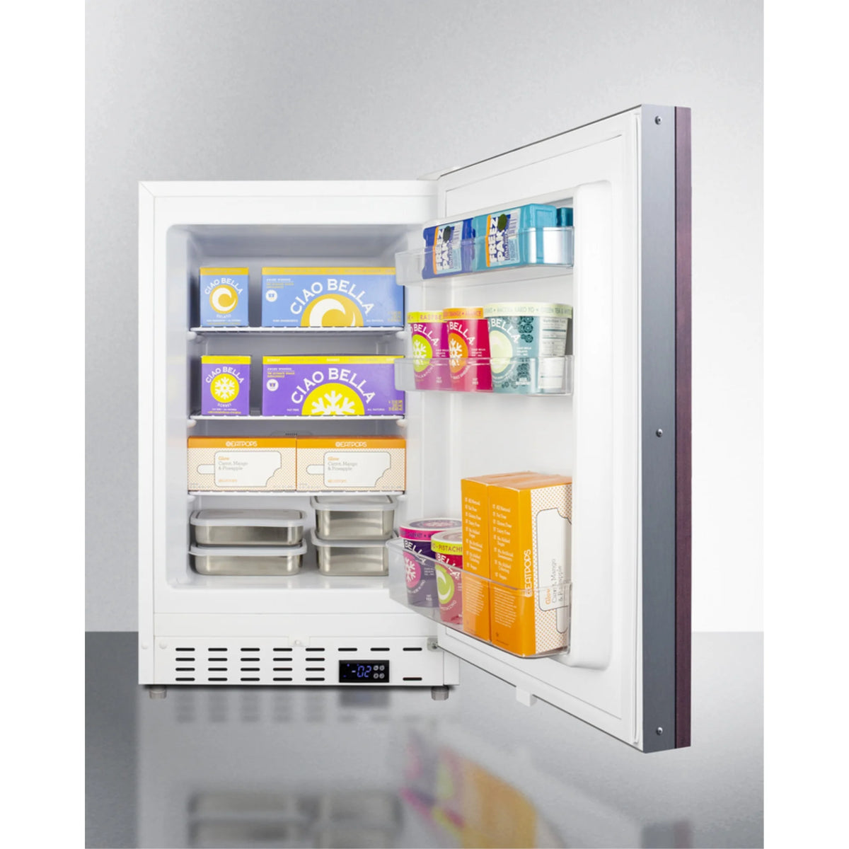 Summit Alfz36 21 Inches Wide 2.68 Cu. Ft. Built-In / Free Standing Upright Compact Freezer -