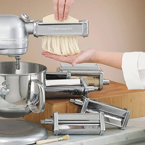 Restored Kitchenaid KPRA Pasta Roller and cutter for Spaghetti and Fettuccine (Refurbished)