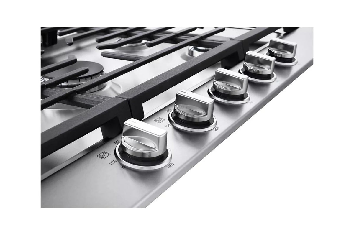 LG 36 Inch Gas Cooktop with 5 Sealed Burners Stainless Steel CBGJ3623S
