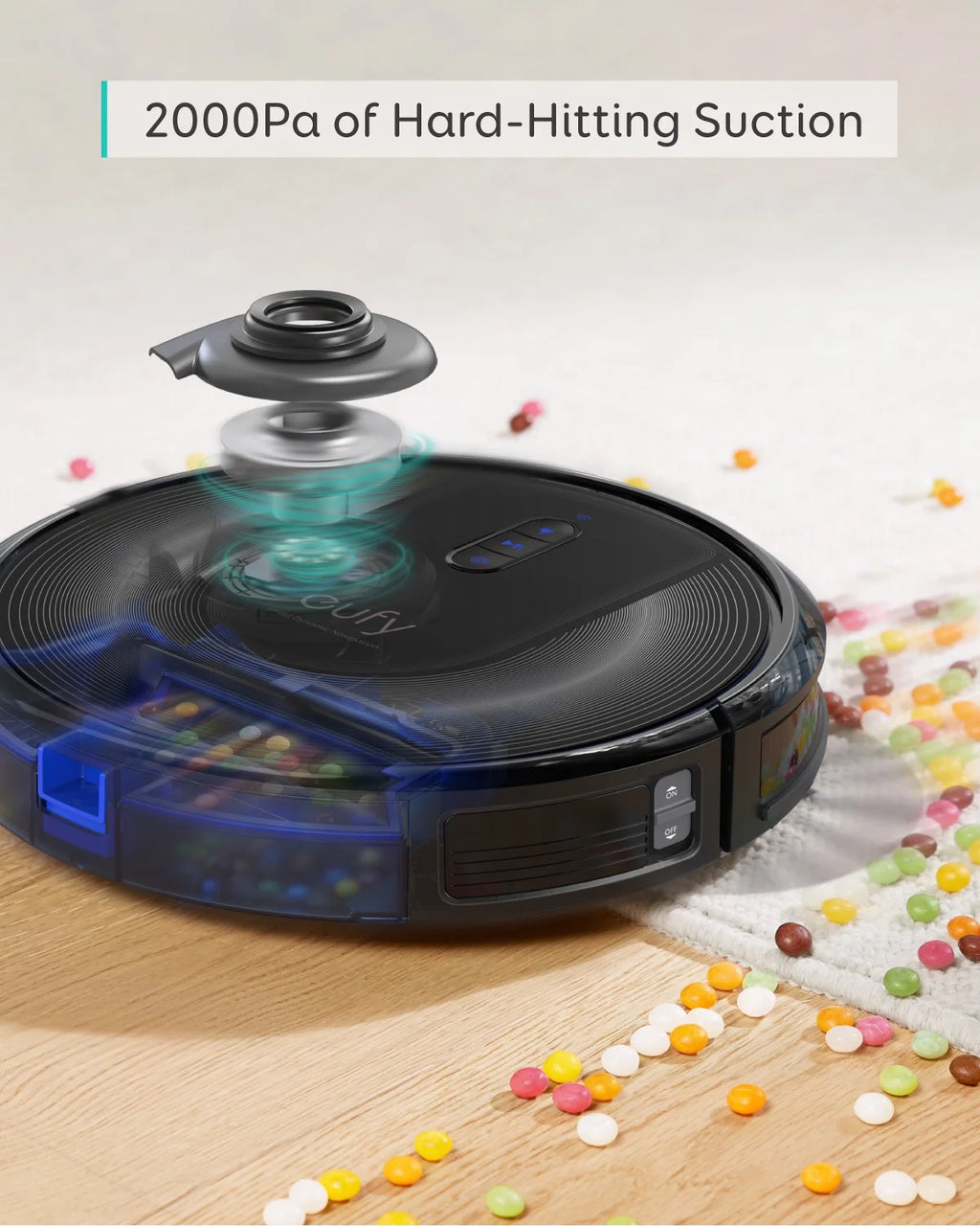 eufy RoboVac G30 Verge, Robot Vacuum with Home Mapping, 2000Pa Suction, Wi-Fi, Boundary Strips