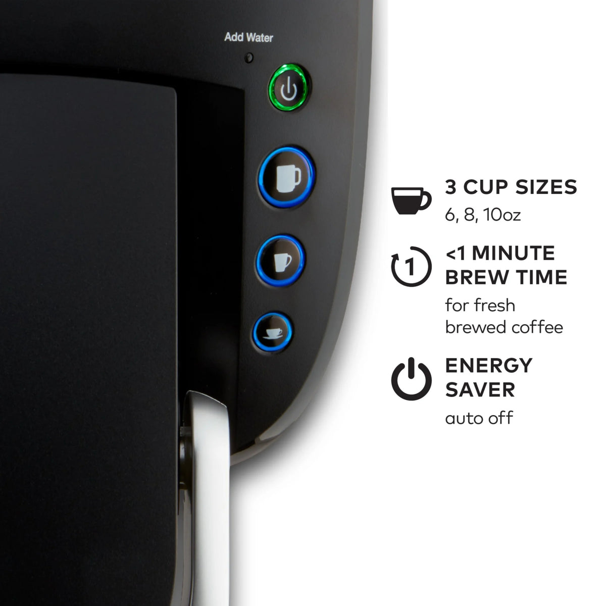 Keurig K-Compact Black Single-Serve K-Cup Pod Coffee Maker