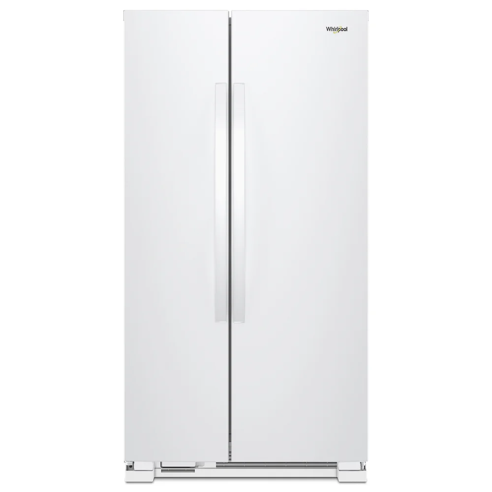 WHIRLPOOL WRS312SNHW side by side freestanding refrigerator