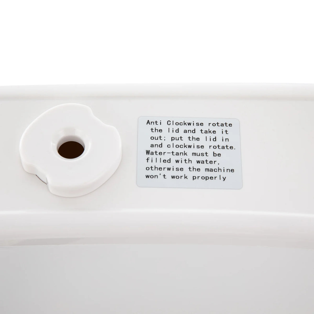 48*38*40cm Rectangle Portable Countertop Dishwasher Automatic Dishwashing with Tank Mini Dishwasher White Brown