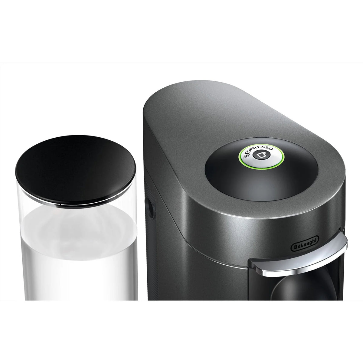 Nespresso VertuoPlus Deluxe Coffee and Espresso Maker by De'Longhi with Aeroccino, Black