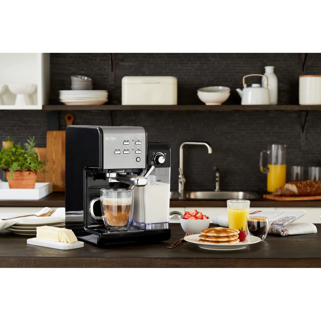 Mr. Coffee BVMC-EM7000DS 1 Touch 19 Bar Pump Programmable Espresso Maker Machine