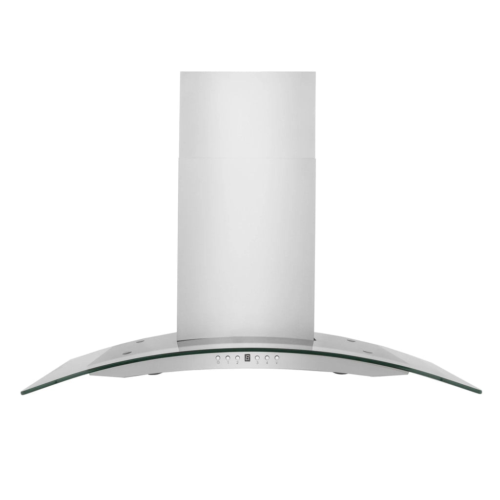 ZLINE 30 in. Wall Mount Range Hood in Stainless Steel & Glass (KN4-30)
