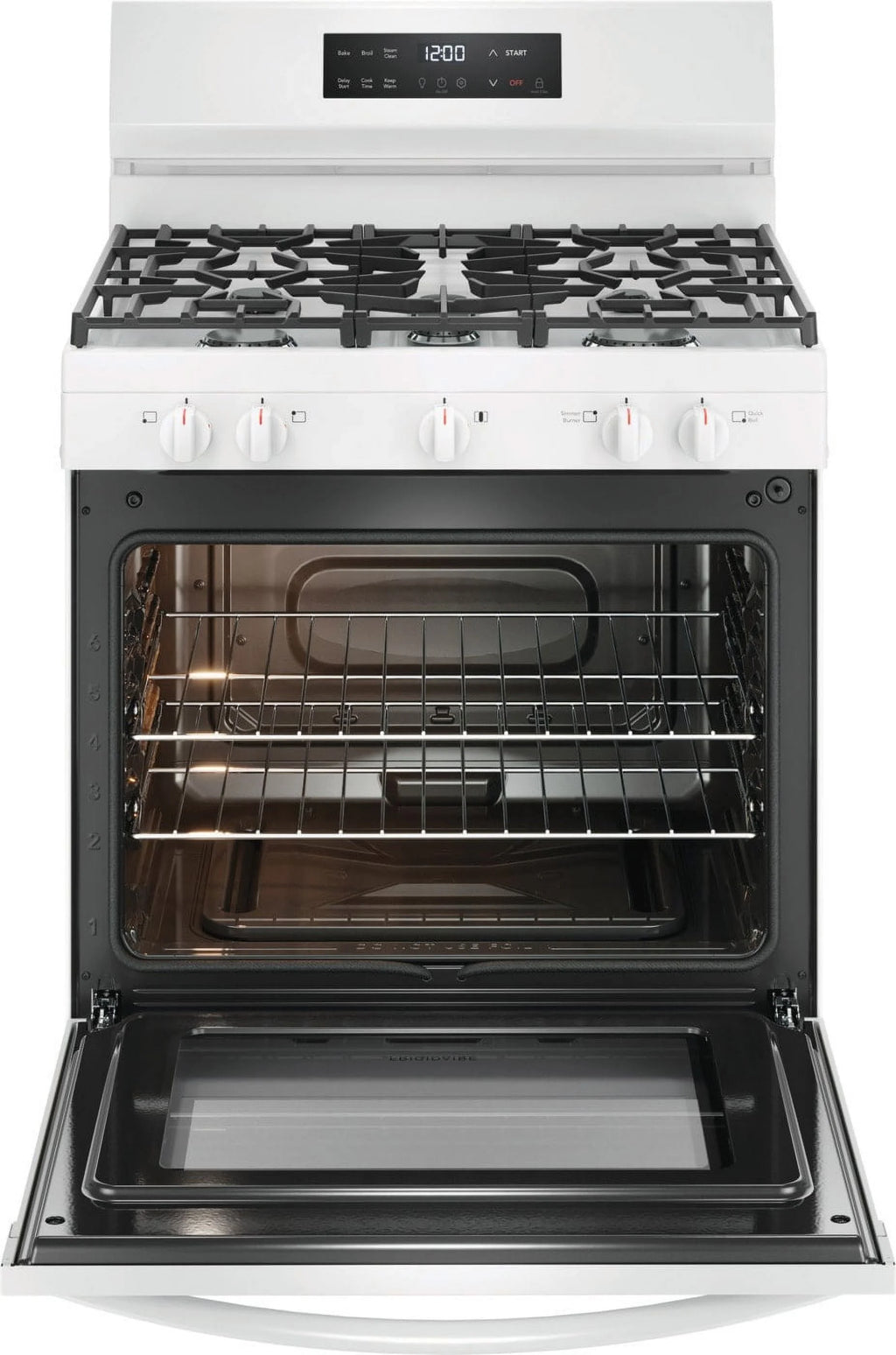 Frigidaire FCRG3062AS 30" Gas Range with Steam Clean, Stainless Steel