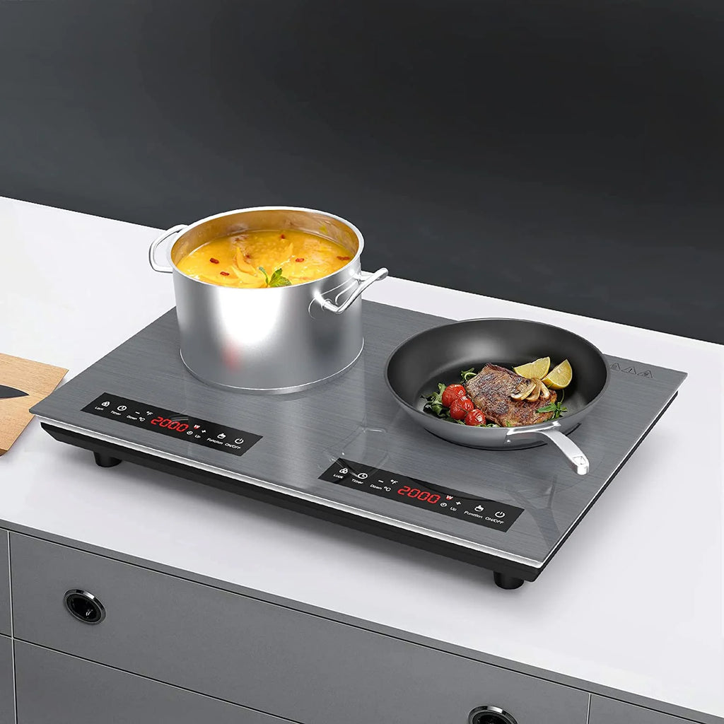 VBGK 12�?Electric Cooktop in Black with 2 Burners