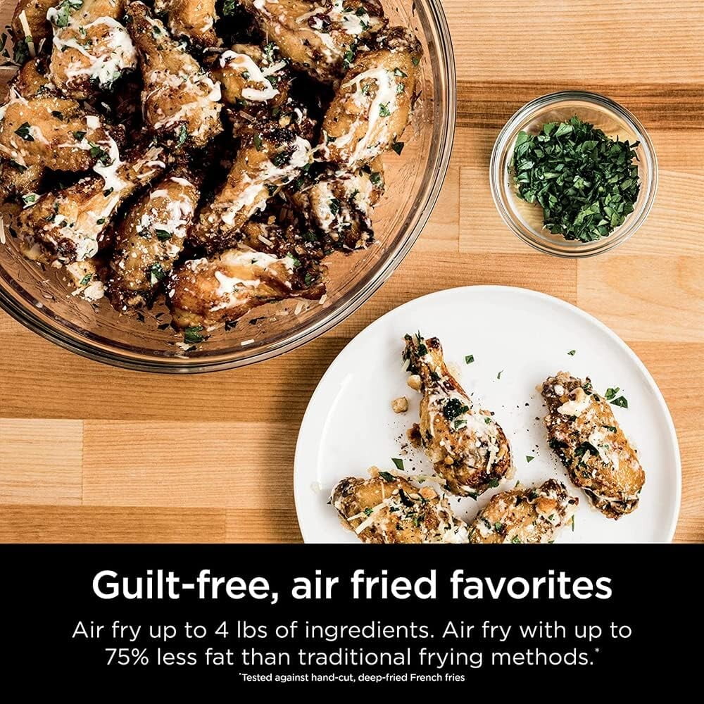 Restored Ninja FT205CO Digital Air Fry Pro Countertop 8-in-1 Oven in Stainless Steel (Refurbished)