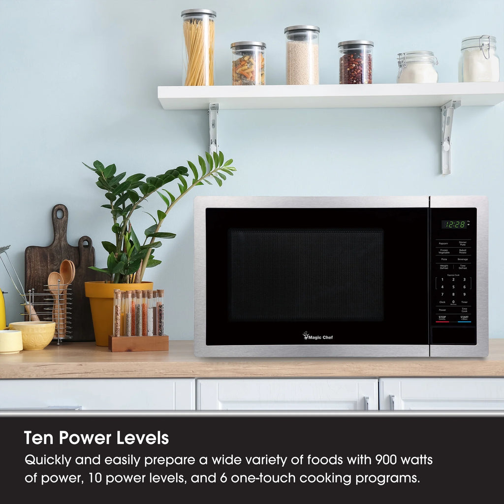 Magic Chef 0.9 cu ft Countertop Microwave Ovens in New Model