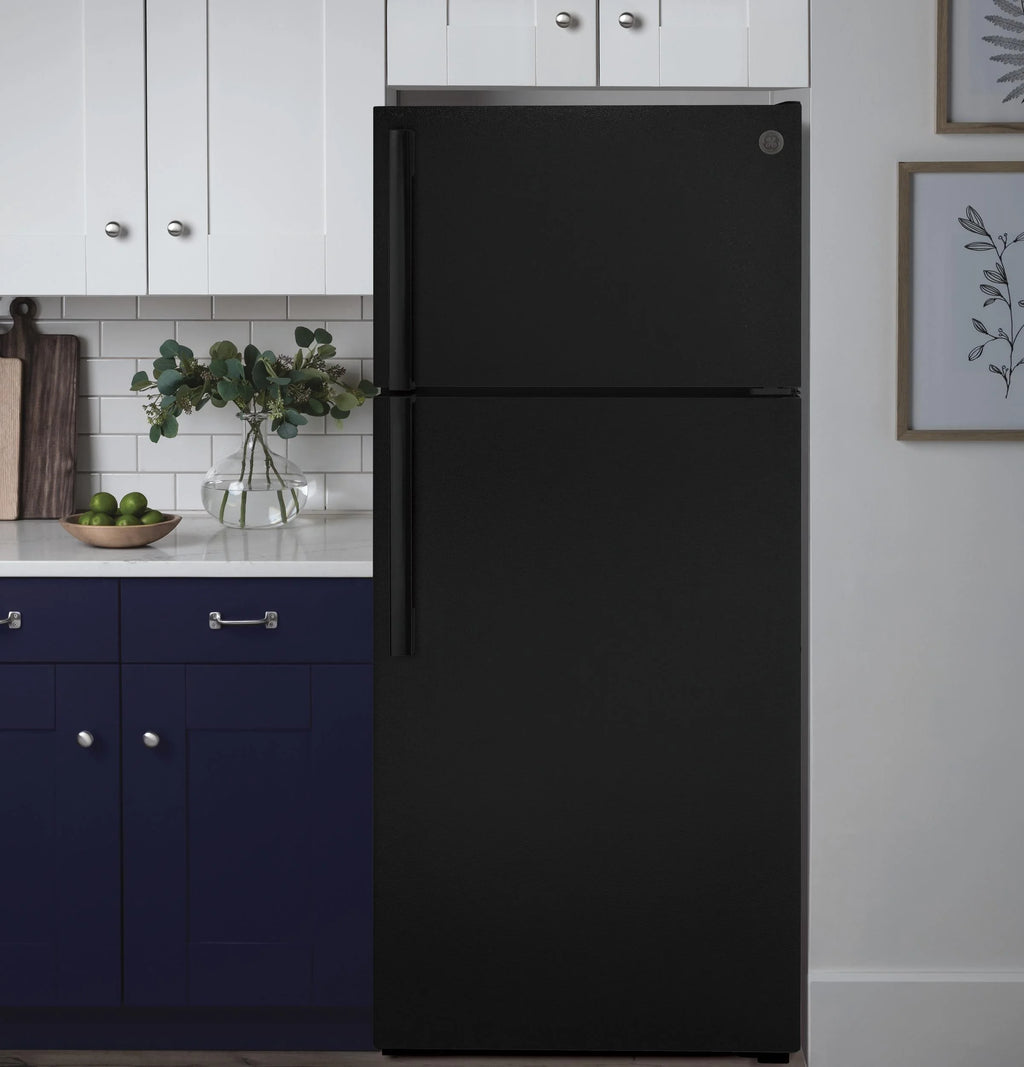 Climatic Home Products GTS17DTNRBB GE 16.6 cu. ft. Top Freezer Refrigerator