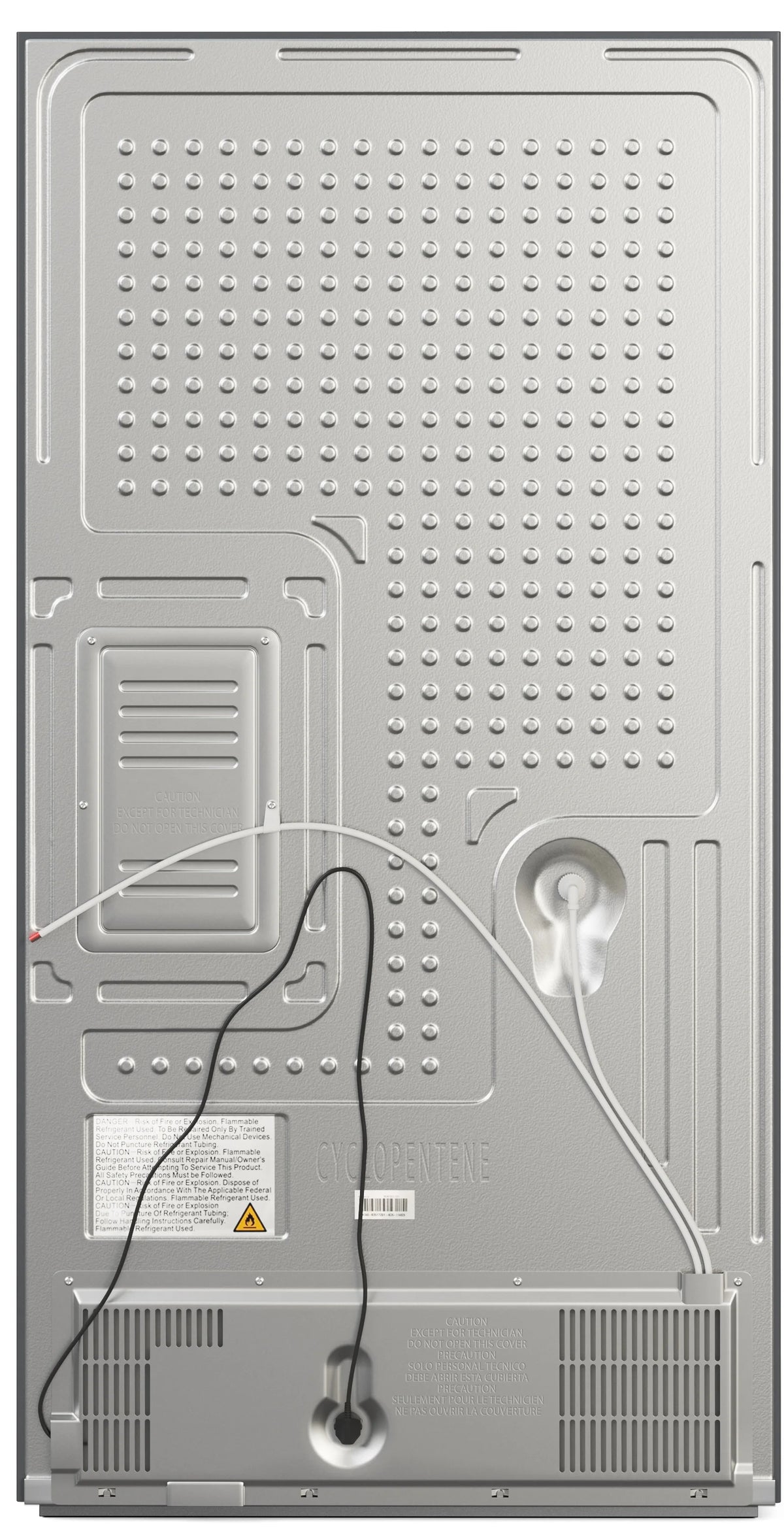 18.5 cu. ft. Stainless-Steel French Door Refrigerator in Silver, Auto Defrost, Energy Star, Digital Temperature Control