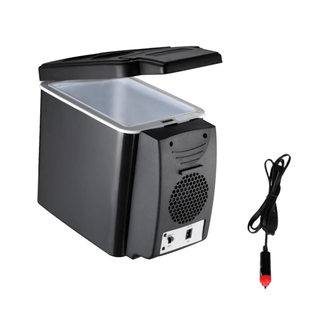 Esquirla Mini Fridge 6L Food Compact Office Can Small Car Refrigerator Freezer Single Hole
