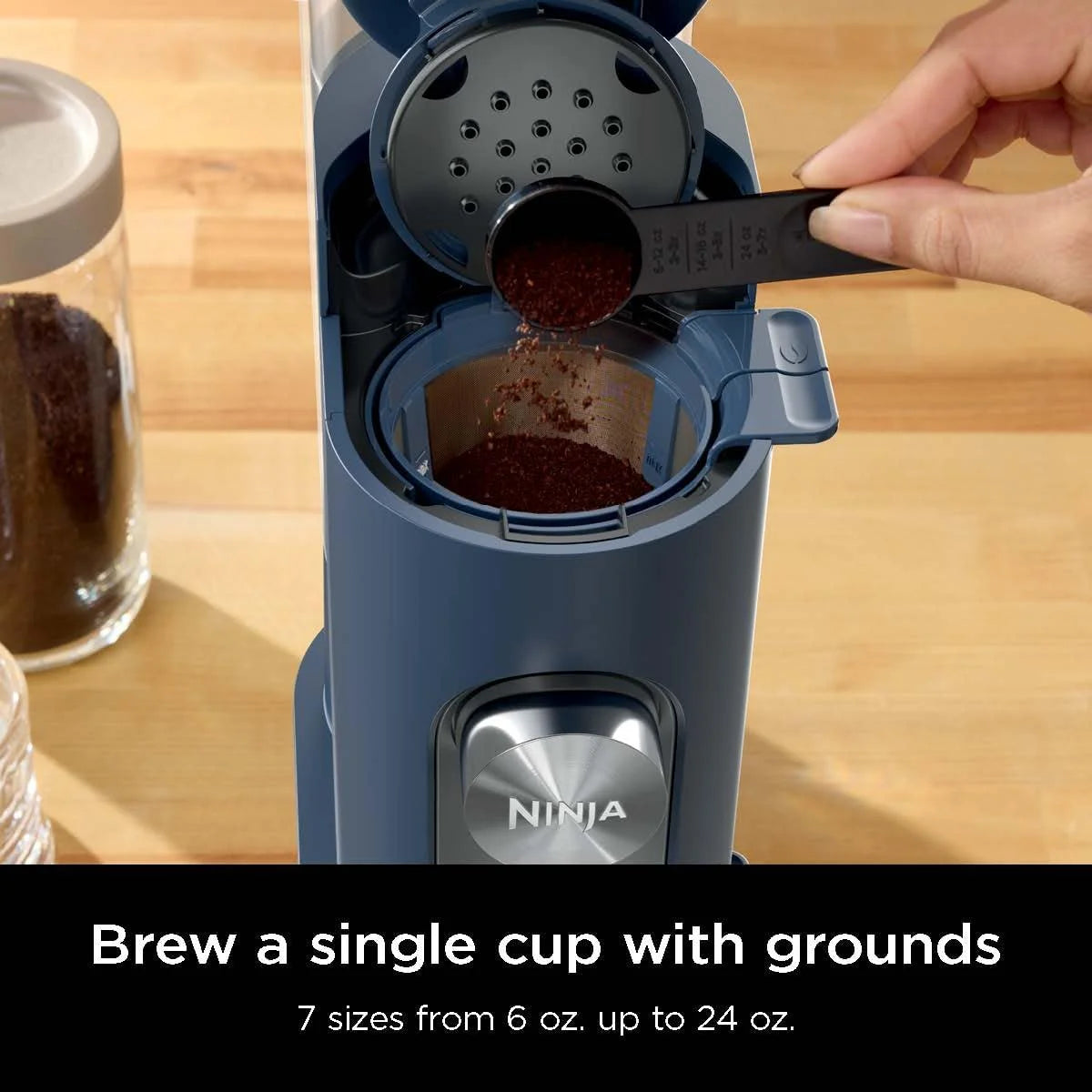 Single-cup Coffee Maker, Brewing Ground Coffee, Compact Design, Iced Coffee Maker