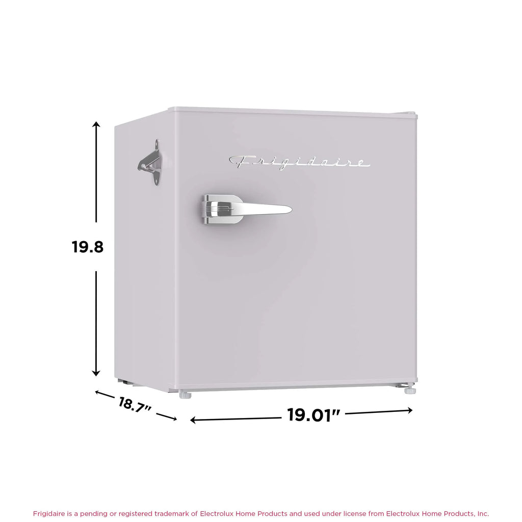 Frigidaire 1.6 Cu ft. Retro Compact Refrigerator with Side Bottle Opener, Coral