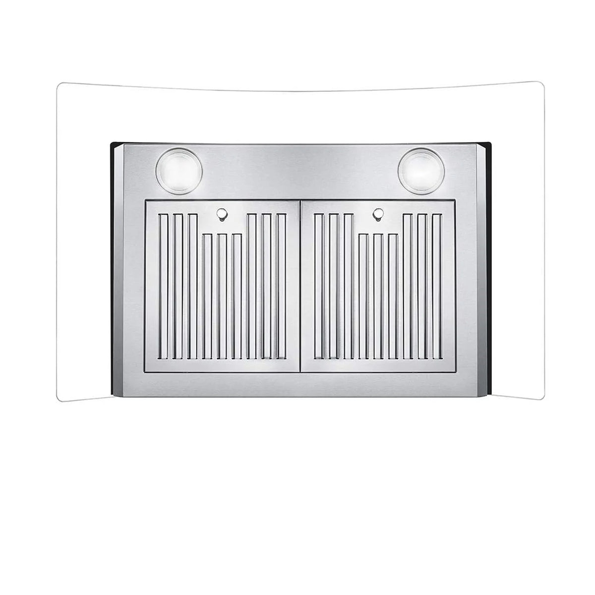 30 in. Ducted Wall Mount Range Hood Kitchen Hood Stainless Steel with Touch Control LED Light