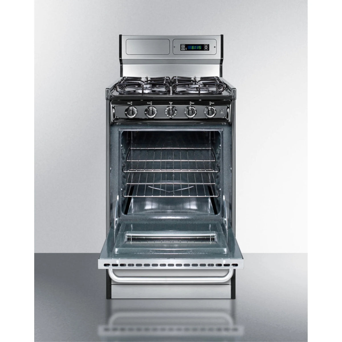 20" Wide Gas Range, Sealed Burners