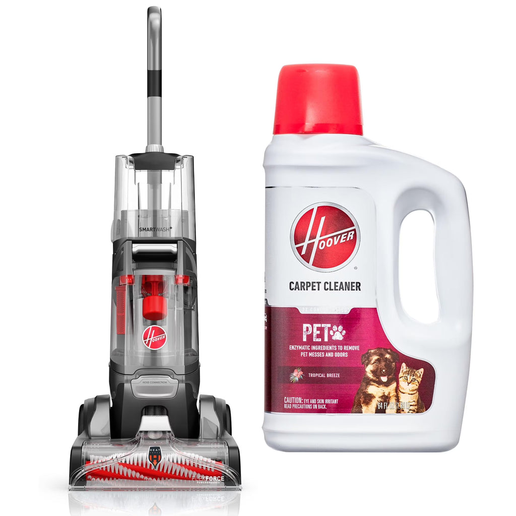Hoover SmartWash Essentials Automatic Upright Carpet Cleaner Machine, for Carpet & Upholstery, Quick Dry Mode, Upholstery Tool Attachment, FH52110