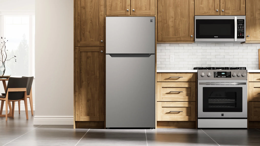 Kenmore 30" 20.2 Cu. ft. Capacity Standard Refrigerator with Top Freezer, Adjustable Shelves, White