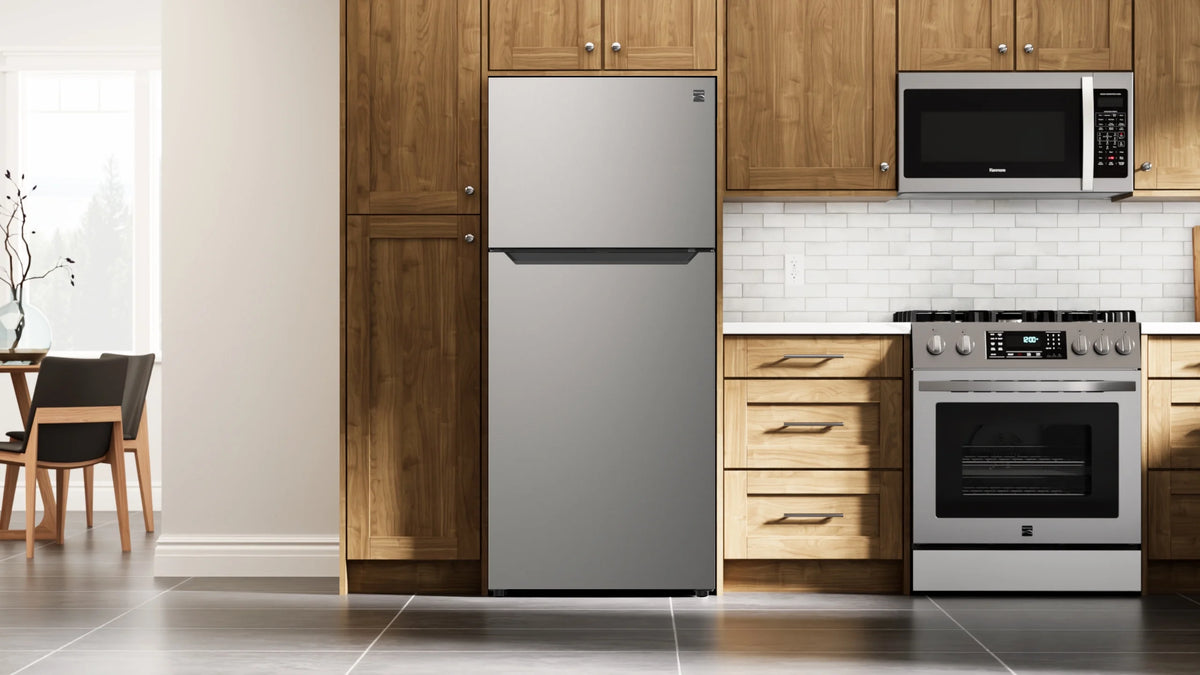 Kenmore 30" 20.2 Cu. ft. Capacity Standard Refrigerator with Top Freezer, Adjustable Shelves, White