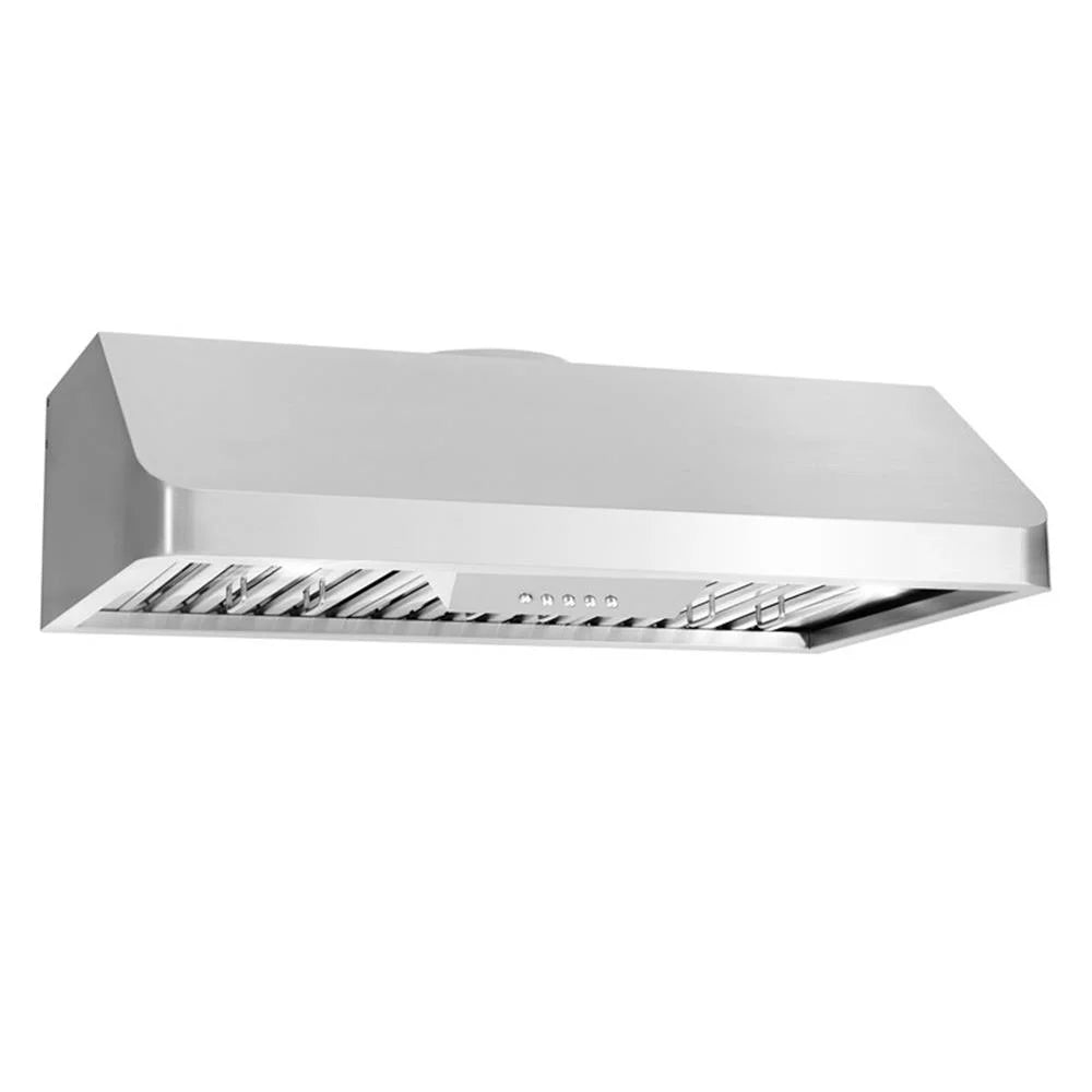 Cosmo COS-QB90 36 in. 500 CFM Ducted Under Cabinet Range Hood in Stainless Steel
