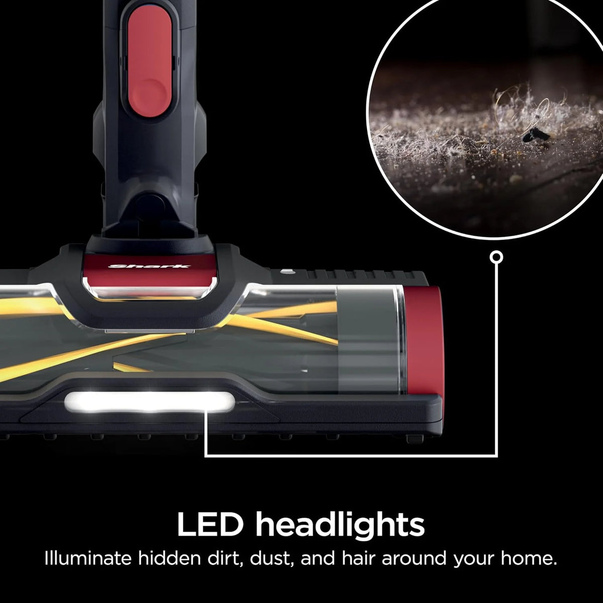 Restored Shark WZ250RD Pet Pro Cordless Stick Vacuum with PowerFins Brushroll, XL Capacity, Self-Cleaning BrushRoll, Red (Certified)(Refurbished)