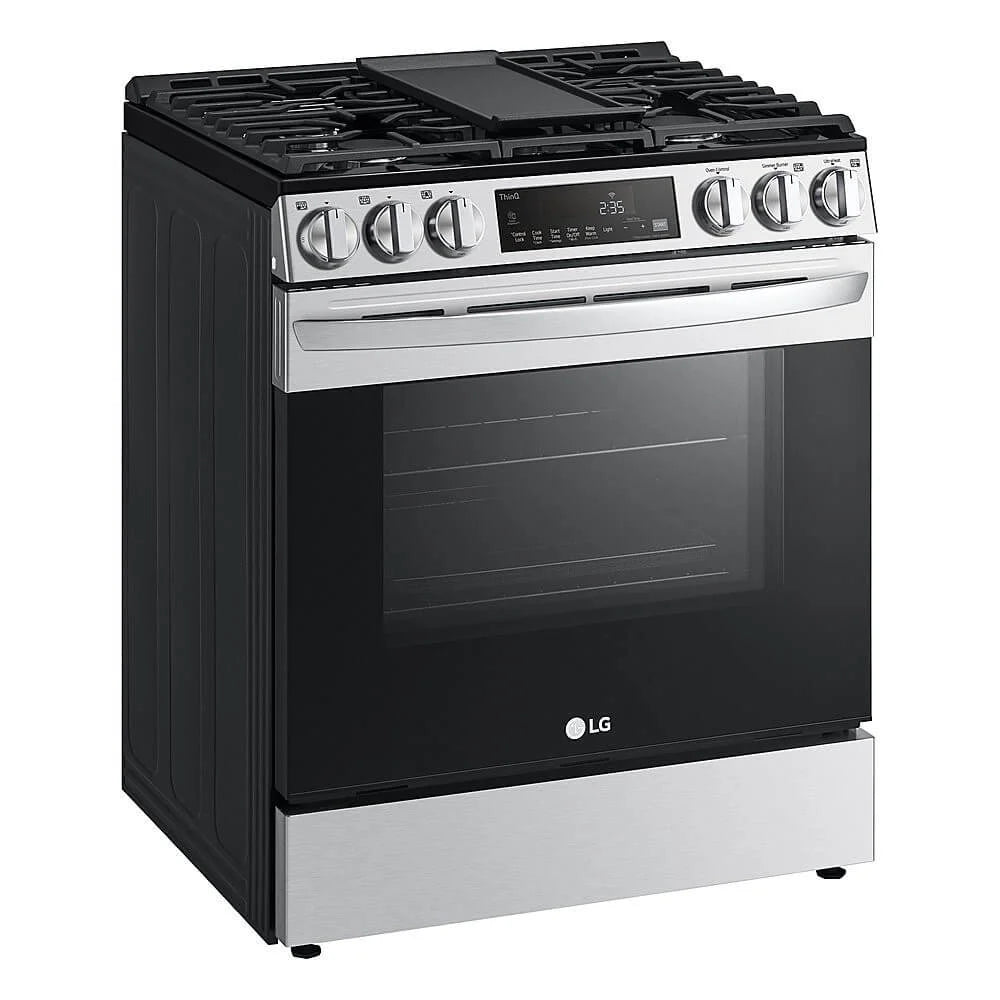 LG LSGL5833F 5.8 Cu. Ft. Stainless Steel Slide-In Gas Range