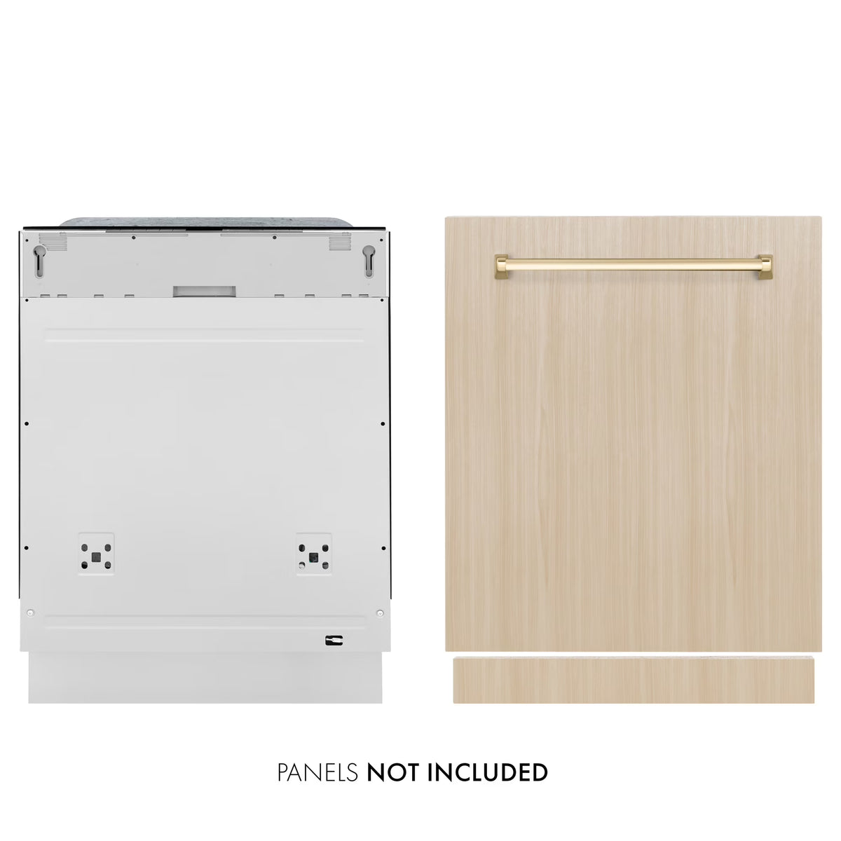 Zline Dwmtz-24-G 24" Wide 16 Place Setting Built-In Panel Ready Top Control Dishwasher -