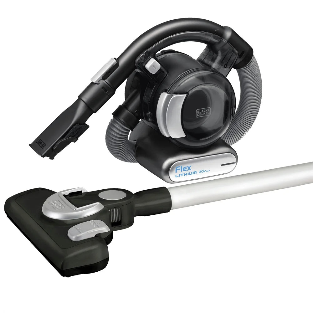 BLACK+DECKER DUSTBUSTER 20V MAX* Flex Cordless Stick Vacuum with Floor Head and Pet Hair Brush, (BDH2020FLFH)