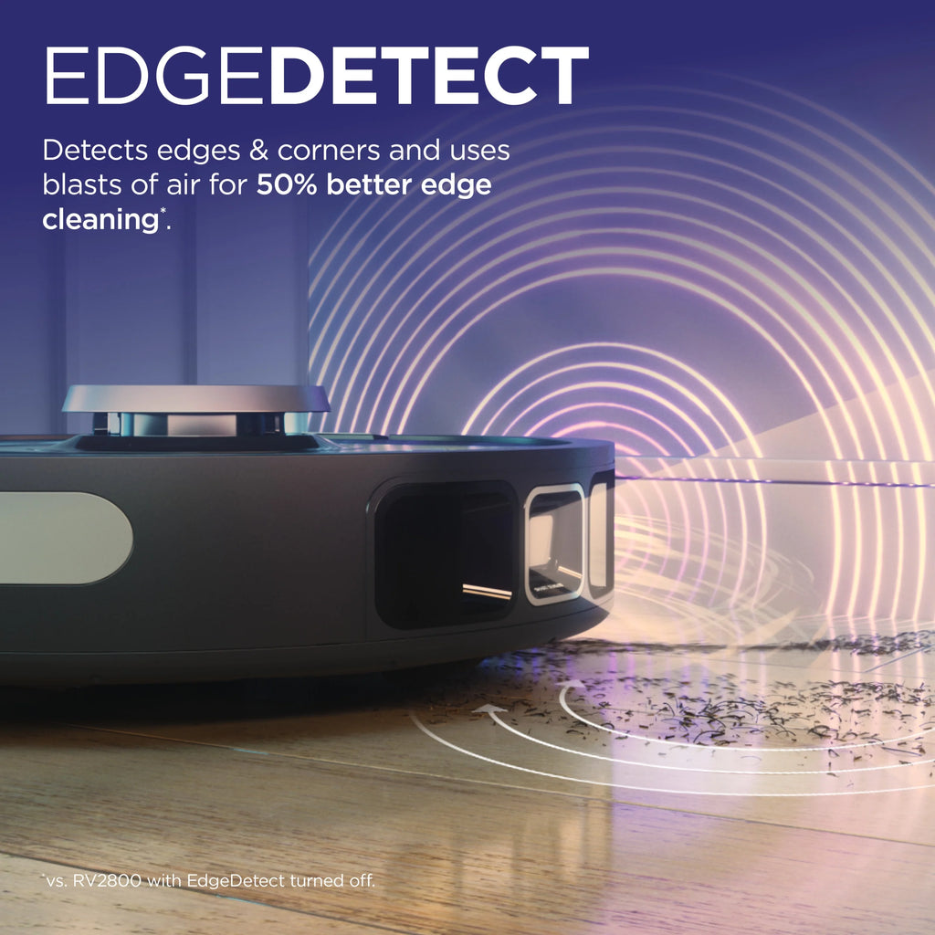 Shark PowerDetect? Self-Empty Robot Vacuum with NeverStuck & Detect Technologies, Auto Deep-Clean Carpets & Hardfloors, HEPA Bagless Base Neutralizes Odors, for Pet Hair, WiFi, RV2820AE