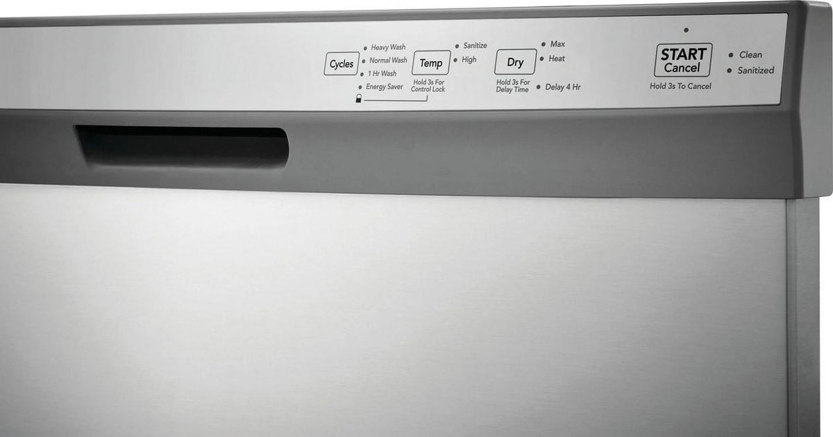 Frigidaire FDPC4314AS 24" Dishwasher, Front Control, Stainless Steel