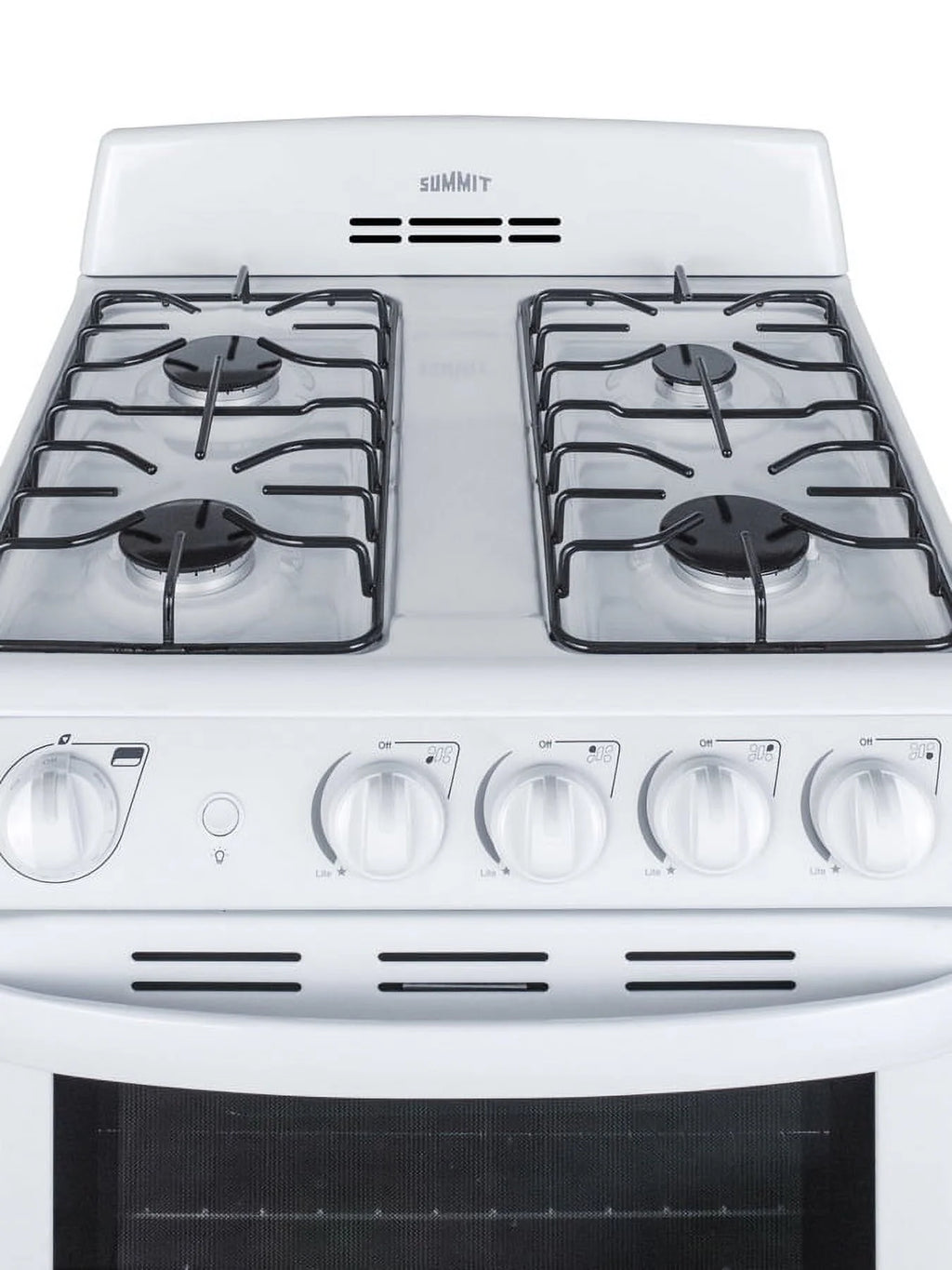24" Wide Gas Range, White