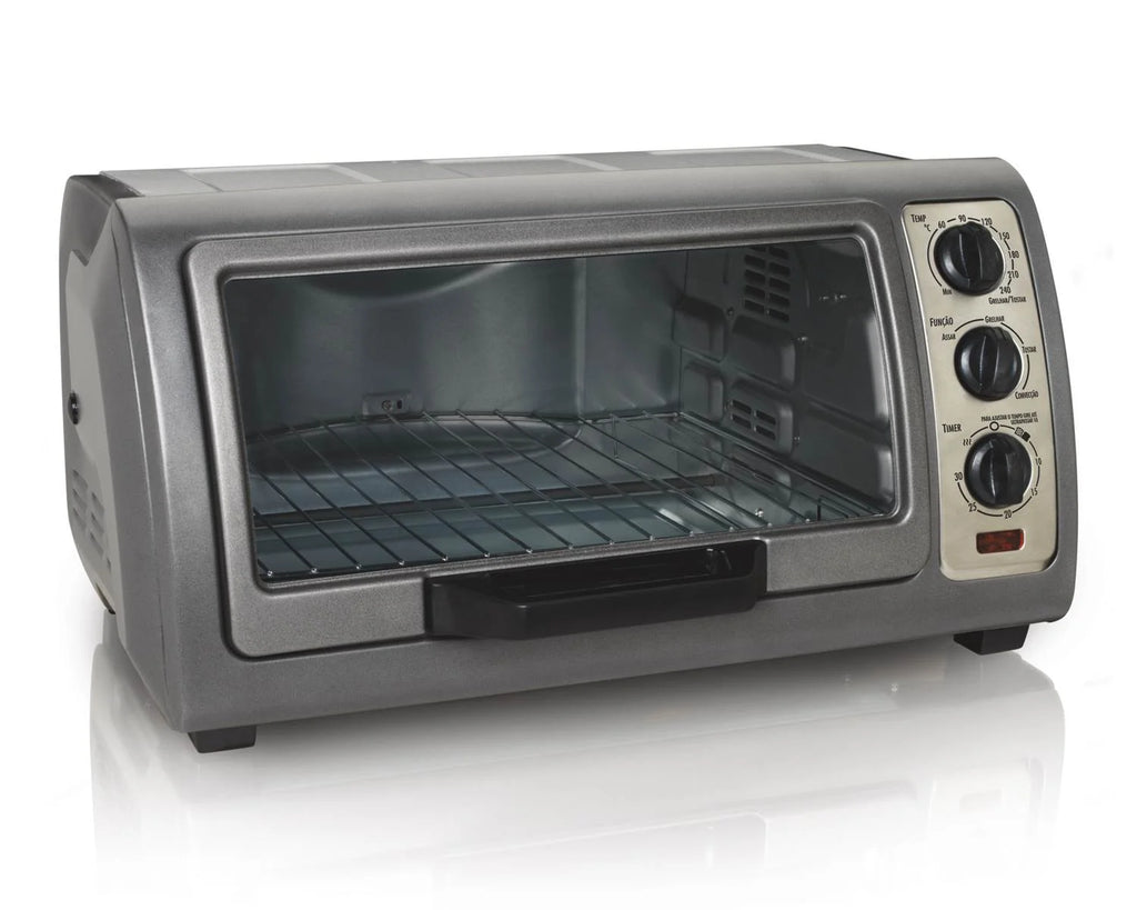 Hamilton Beach Easy Reach 1500 W 6-Slice Black Toaster Oven