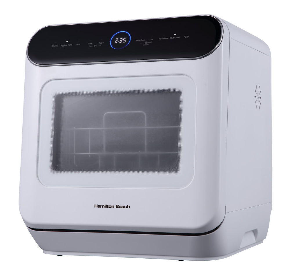 Hamilton Beach Portable Countertop Mini Dishwasher With 5l Built-In Water Tank