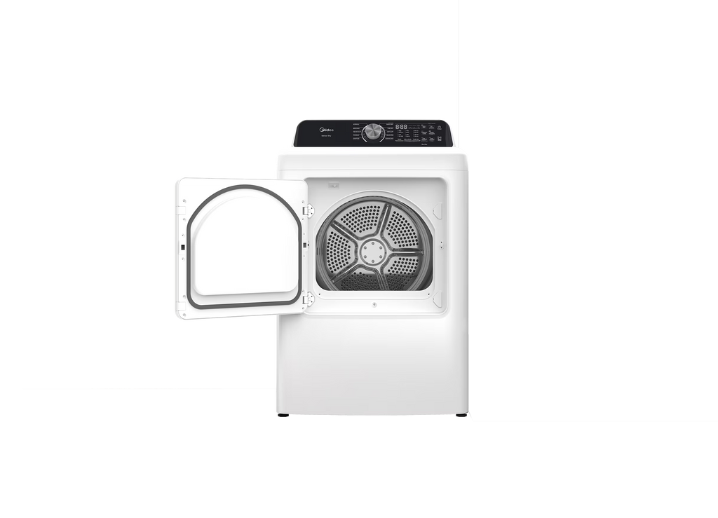 MIDEA 7.0 Cu Ft Sensor Dry Electric Smart Dryer, White