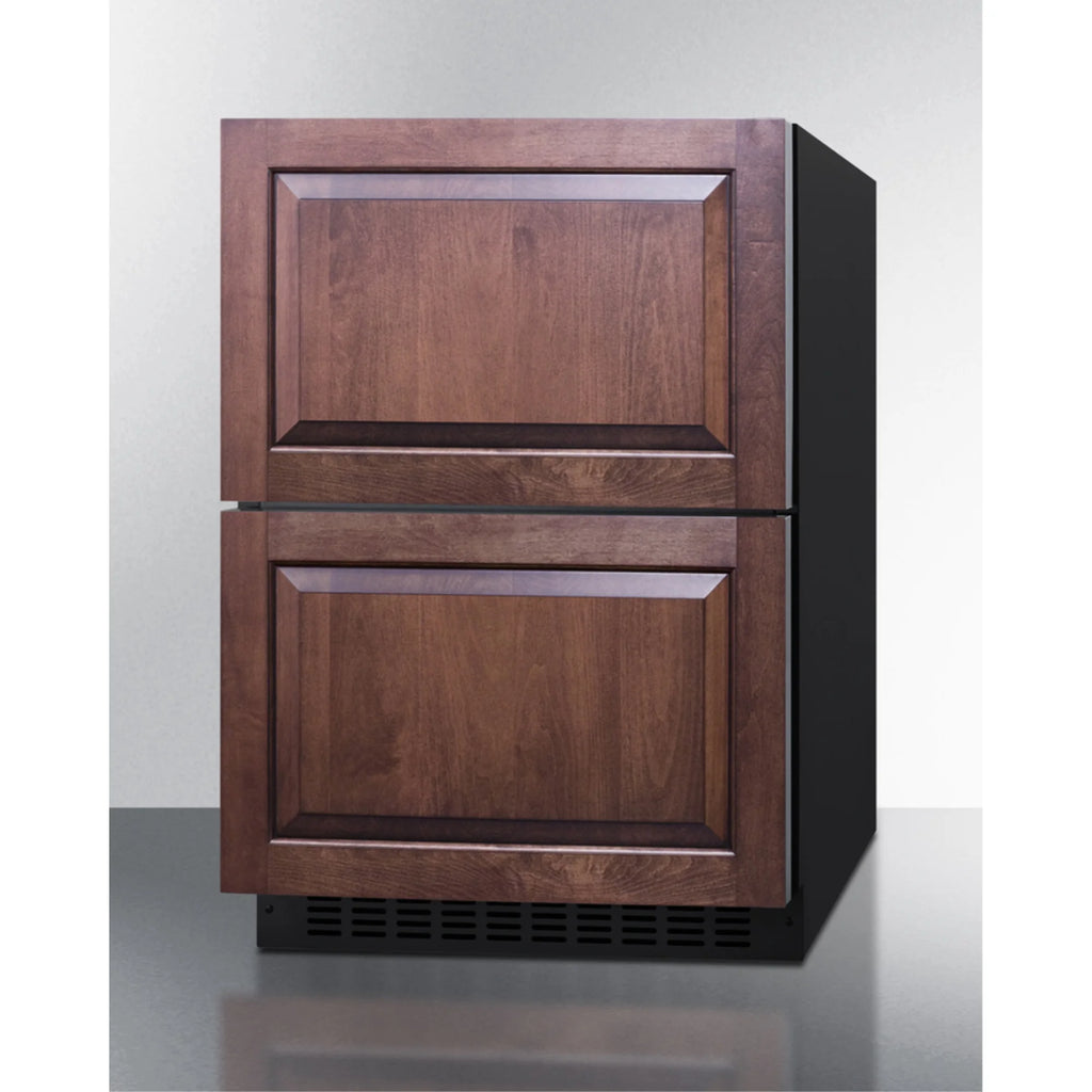 24" Wide 2-Drawer All-Freezer, ADA Compliant, black