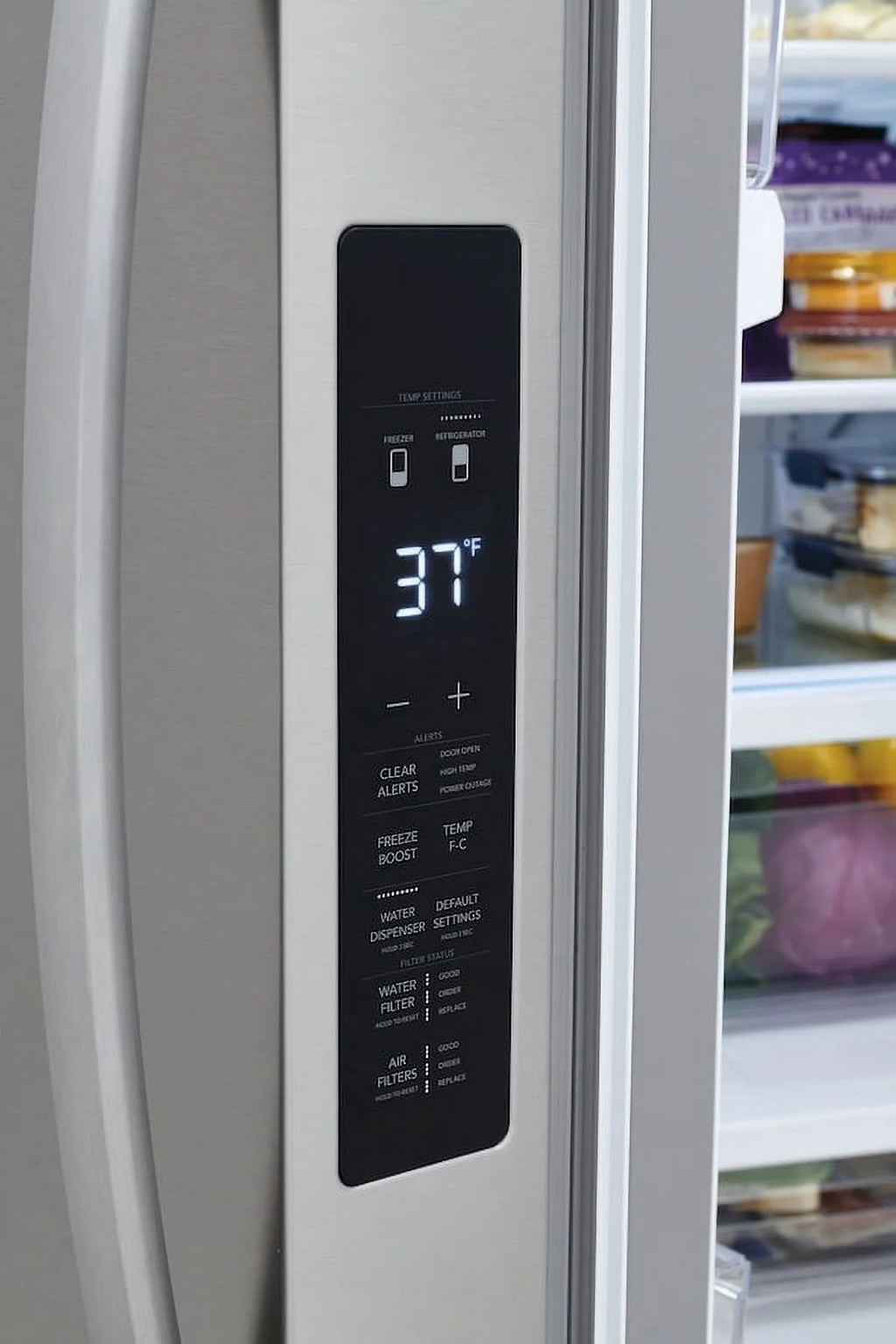 Frigidaire FRFN2813AF 29 Cu. Ft. Standard-Depth French Door Refrigerator, Stainless Steel