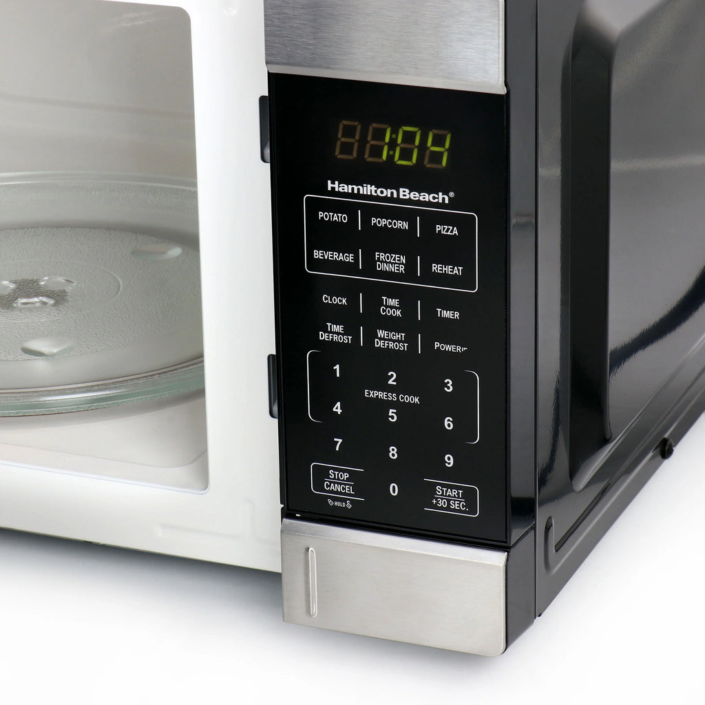 Hamilton Beach 1.1 Cu. Ft. 1000 Watt Countertop Microwave Oven in Black