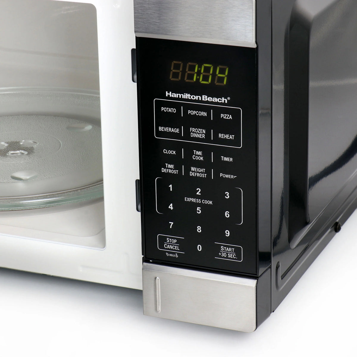 Hamilton Beach 1.1 Cu. Ft. 1000 Watt Countertop Microwave Oven in Black