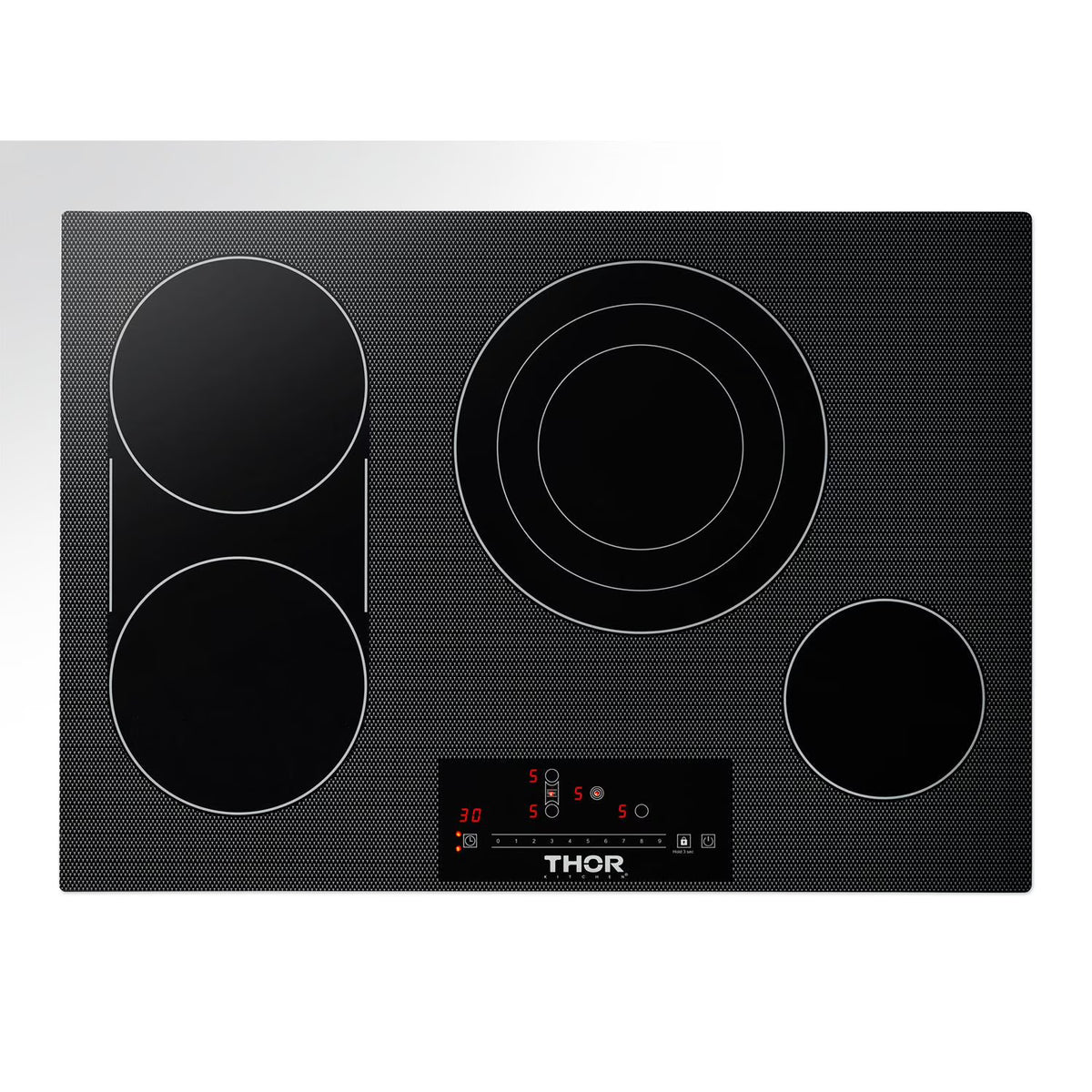 Thor Kitchen Tec30 30" Wide 4 Burner Electric Cooktop - Black