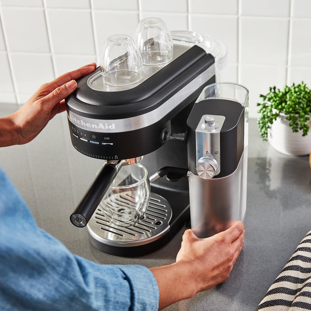 KitchenAid Automatic Milk Frother Attachment, Black Matte, KESMK4
