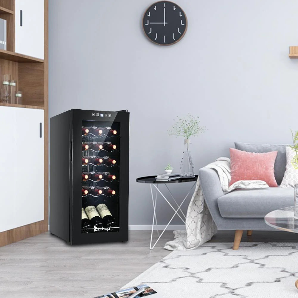 SalonMore 1.8cu.ft Small Wine Cooler Compressor Mini Fridge Beverage Cooler