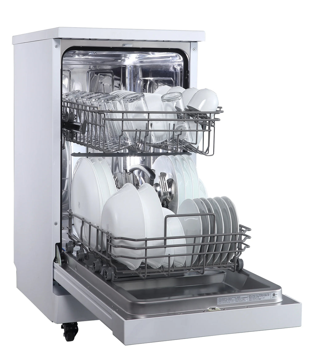 Hamilton Beach 18" Portable Dishwasher in White