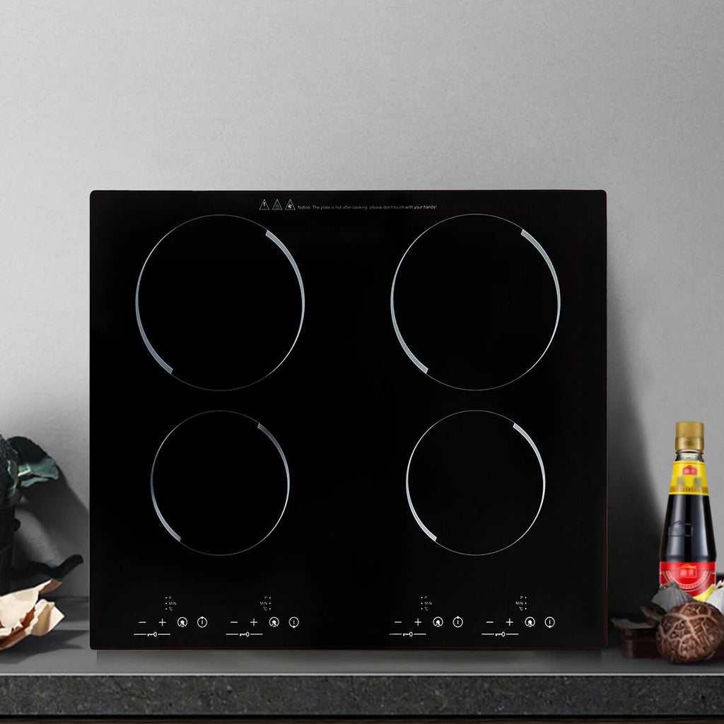 4-Burners Electric Ceramic Cooktop Built-in Cooktop Stove Ceramic Cooking Stove for kitchens, cabins